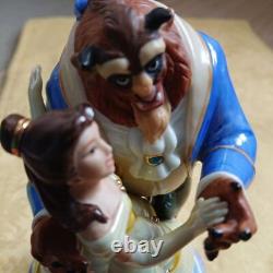 Disney Beauty and the Beast Music Box Figurine Porcelain Doll Figure Inte