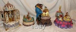 Disney Beauty and the Beast Music Box Lot Electric Be Out Guest Light Movement