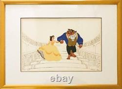 Disney Beauty and the Beast Original Animation Cel Drawing Limited Rare Disney