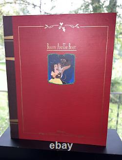 Disney Beauty and the Beast Ornament Storybook Set Retired And Rare