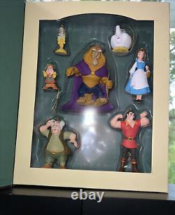 Disney Beauty and the Beast Ornament Storybook Set Retired And Rare