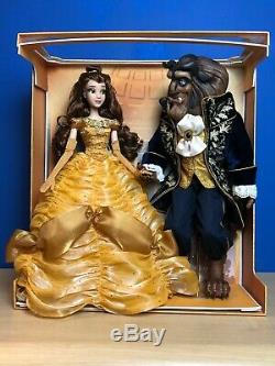 Disney Beauty and the Beast Platinum Belle 17 Limited Edition Doll Set NIB