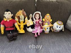 Disney Beauty and the Beast Plush Set New