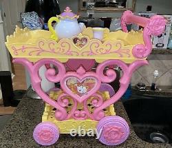 Disney Beauty and the Beast Princess Belle Musical Tea Party Cart Be Our Guest