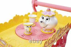 Disney Beauty and the Beast Princess Belle Musical Tea Party Cart Be Our Guest