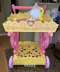 Disney Beauty and the Beast Princess Belle Musical Tea Party Cart Be Our Guest