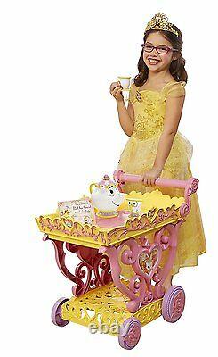 Disney Beauty and the Beast Princess Belle Musical Tea Party Cart Be Our Guest