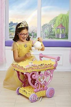 Disney Beauty and the Beast Princess Belle Musical Tea Party Cart Be Our Guest