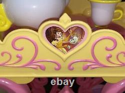 Disney Beauty and the Beast Princess Belle Musical Tea Party Cart Be Our Guest