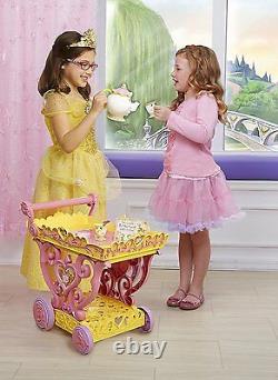 Disney Beauty and the Beast Princess Belle Musical Tea Party Cart Be Our Guest