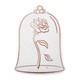 Disney Beauty and the Beast Rose Marble Serving Stone New with Box