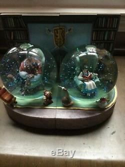 Disney Beauty and the Beast Snow Globe bookends
