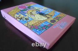 Disney Beauty and the Beast Stained Glass Boxed Set Jumbo Pin LE Princess