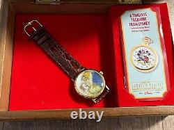 Disney Beauty and the Beast Watch in Collectible Music Box LE 2192/7500