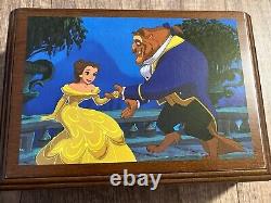 Disney Beauty and the Beast Watch in Collectible Music Box LE 2192/7500