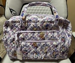 Disney Beauty and the Beast Weekender Travel Bag Duffel Vera Bradley NEW