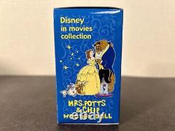 Disney Beauty and the Beast Wooden Doll Set Mrs. Potts, Chip, Lumiere, Cogswor