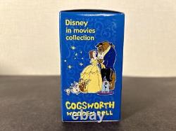 Disney Beauty and the Beast Wooden Doll Set Mrs. Potts, Chip, Lumiere, Cogswor