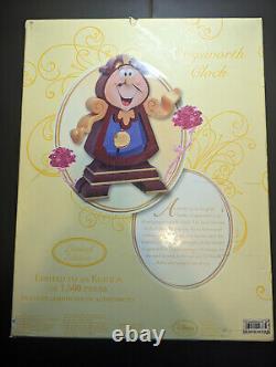 Disney Beauty and the Beast collection Cogsworth Clock limited edition 2010