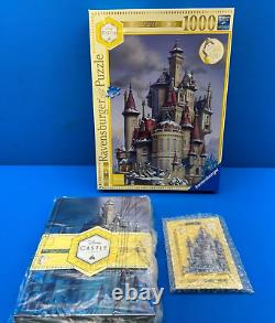 Disney Beauty and the beast Castle Collection 10/10 Belle Puzzle Journal Pin
