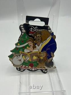 Disney Beauty & the Beast Christmas Carolers LE 400 Jumbo Pin DSF DSSH Belle