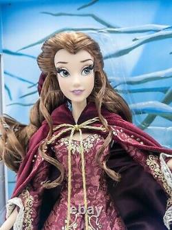 Disney Beauty & the Beast Limited Edition LE 17 inch Winter Belle Doll NEW