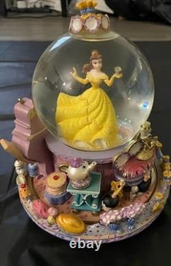 Disney Beauty the Beast Wind-Up Snow Globe