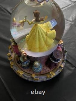 Disney Beauty the Beast Wind-Up Snow Globe