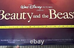 Disney Beauty & the beast (1991) US D/S one sheet (adv teaser) rare