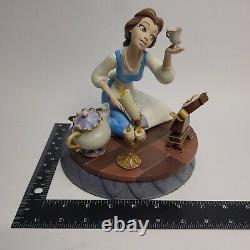 Disney Belle-Beauty & The Beast 10th Year Markrita Figurine 8in × 8in withPin READ