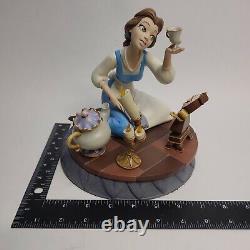 Disney Belle-Beauty & The Beast 10th Year Markrita Figurine 8in × 8in withPin READ