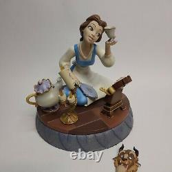 Disney Belle-Beauty & The Beast 10th Year Markrita Figurine 8in × 8in withPin READ