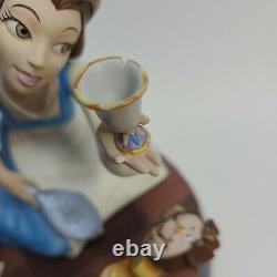 Disney Belle-Beauty & The Beast 10th Year Markrita Figurine 8in × 8in withPin READ