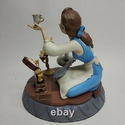 Disney Belle-Beauty & The Beast 10th Year Markrita Figurine 8in × 8in withPin READ