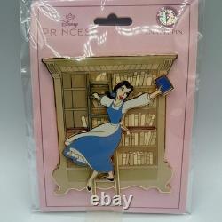 Disney Belle Beauty and the Beast Library Slider Jumbo Collectible Pin 4.5 Inch