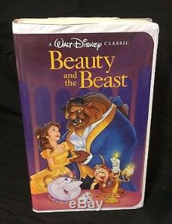 Disney Black Diamond Classic Vhs Beauty And The Beast All Original Inserts Mint
