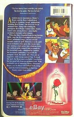 Disney Black Diamond Collection Beauty & The Beast VHS Rare Print Cover