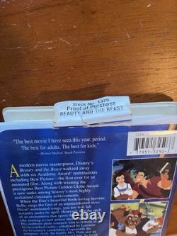 Disney Black Diamond VHS Tapes Bundle (Beauty & The Beast, Aladdin, Cinderella)