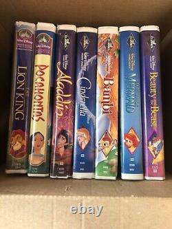 Disney Black Diamond Vhs Tapes! Beauty And The Beast+ More Lmtd Edition