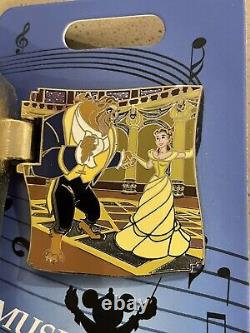 Disney Cast Exclusive Music to My Ears Beauty and the Beast Pin LE 800