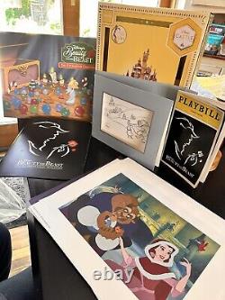 Disney Castle Collection Beauty AND The Beast Light-Up With Lithos And More
