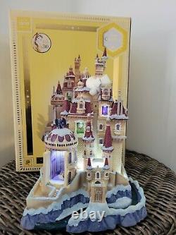 Disney Castle Collection Beauty And The Beast Belle Light Up Castle Figurine