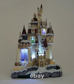 Disney Castle Collection Beauty & The Beast Light-Up Figure fantastic IN HAND