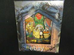 Disney Catalog Beauty And The Beast Puzzle Pin Set In Box Le 5000