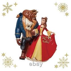 Disney Christmas Beauty and the Beast Enchanted Bell Figure Doll Mint