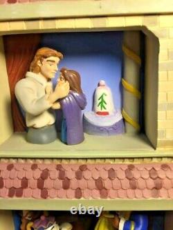 Disney Classic Beauty and the Beast Magic Moments in Time Clock Tower Diorama