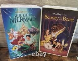 Disney Classic VHS Boxed Silk Touch Throw Blanket 50 × 70 MERMAID BEAUTY BEAST