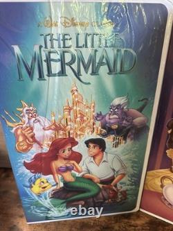 Disney Classic VHS Boxed Silk Touch Throw Blanket 50 × 70 MERMAID BEAUTY BEAST