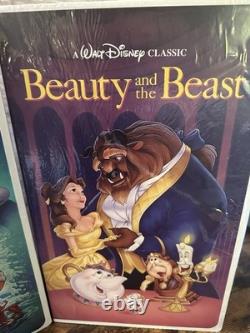 Disney Classic VHS Boxed Silk Touch Throw Blanket 50 × 70 MERMAID BEAUTY BEAST