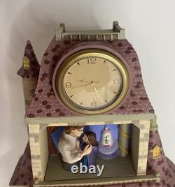 Disney Classics Beauty & The Beast MAGIC MOMENTS Diorama Figurine Clock Rare